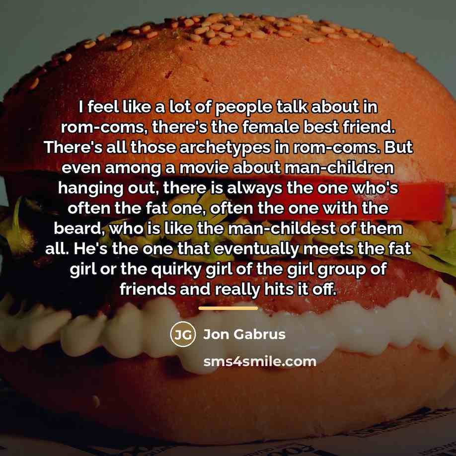 “I feel like a lot of people talk about in…” quote by Jon Gabrus