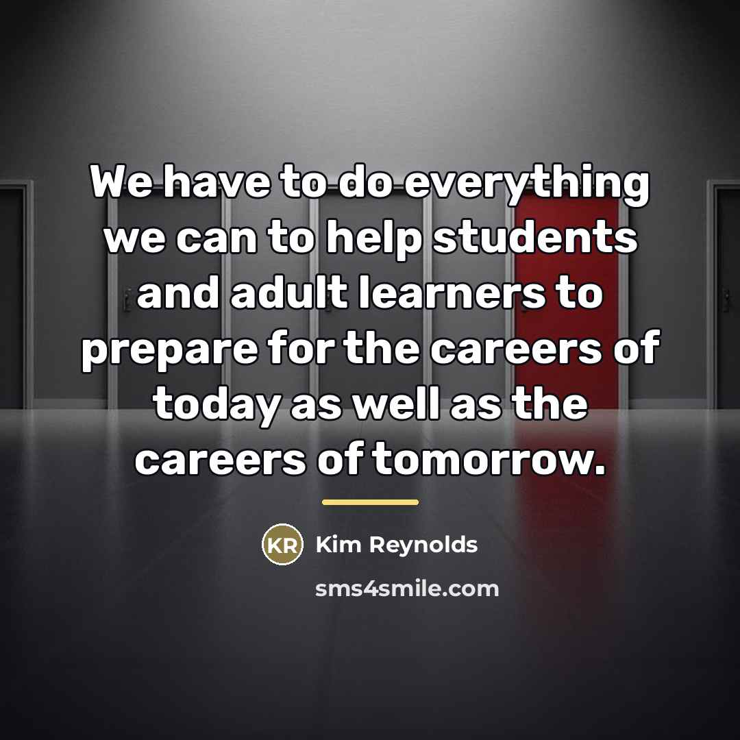 “We have to do everything we can to help students…” quote by Kim Reynolds