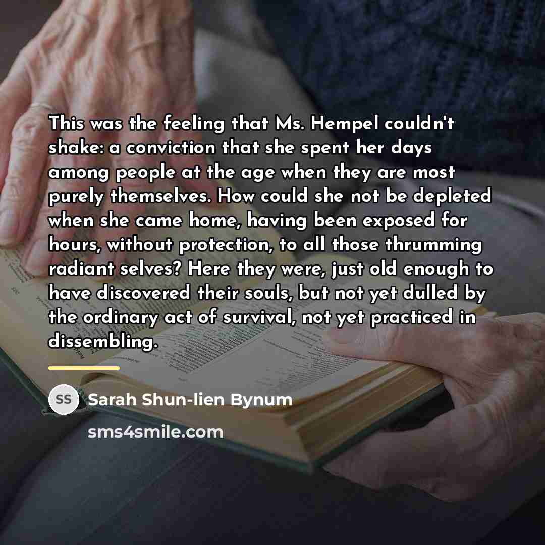 “This was the feeling that Ms. Hempel couldn't shake: a…” quote by Sarah Shun-lien Bynum