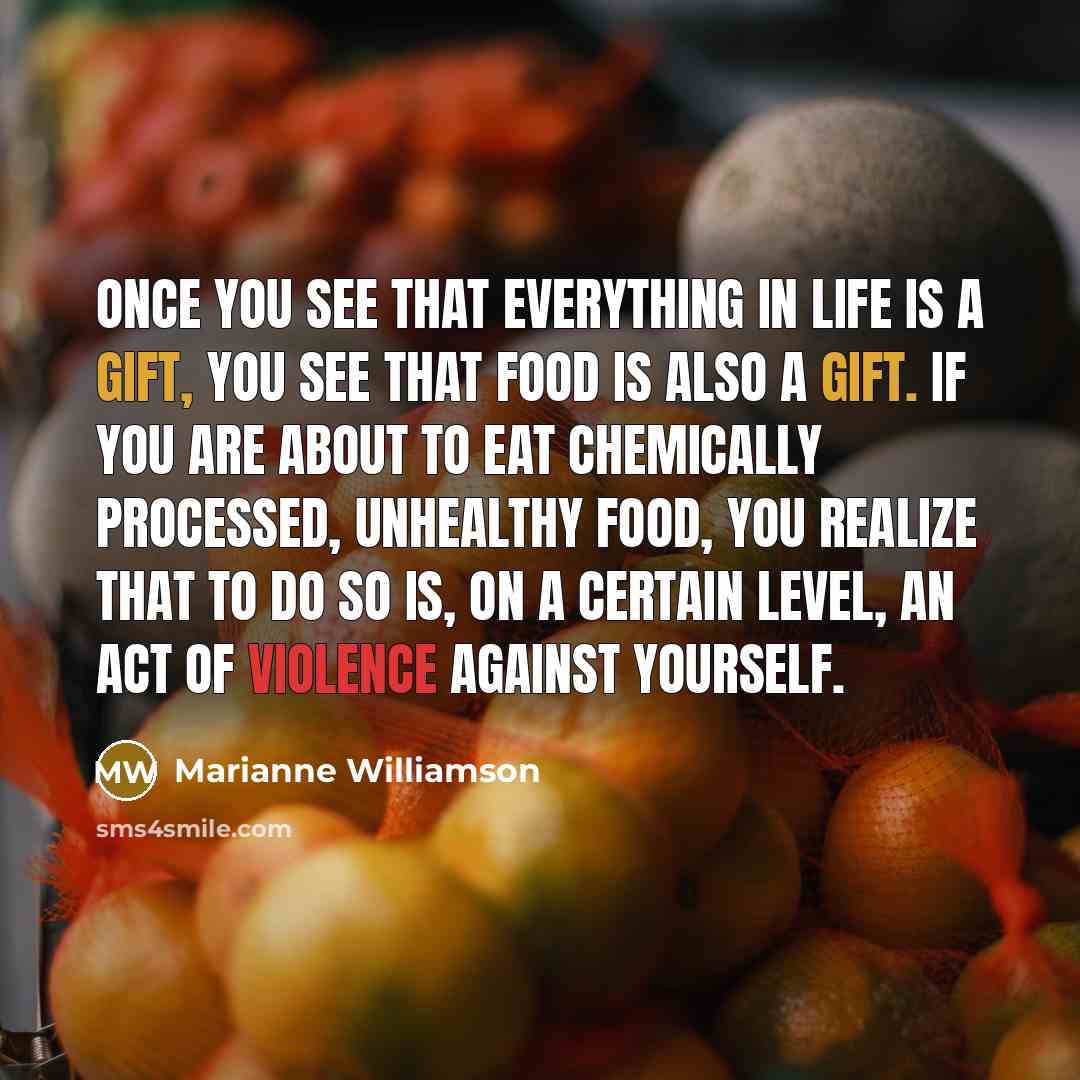 “Once you see that everything in life is a gift,…” quote by Marianne Williamson