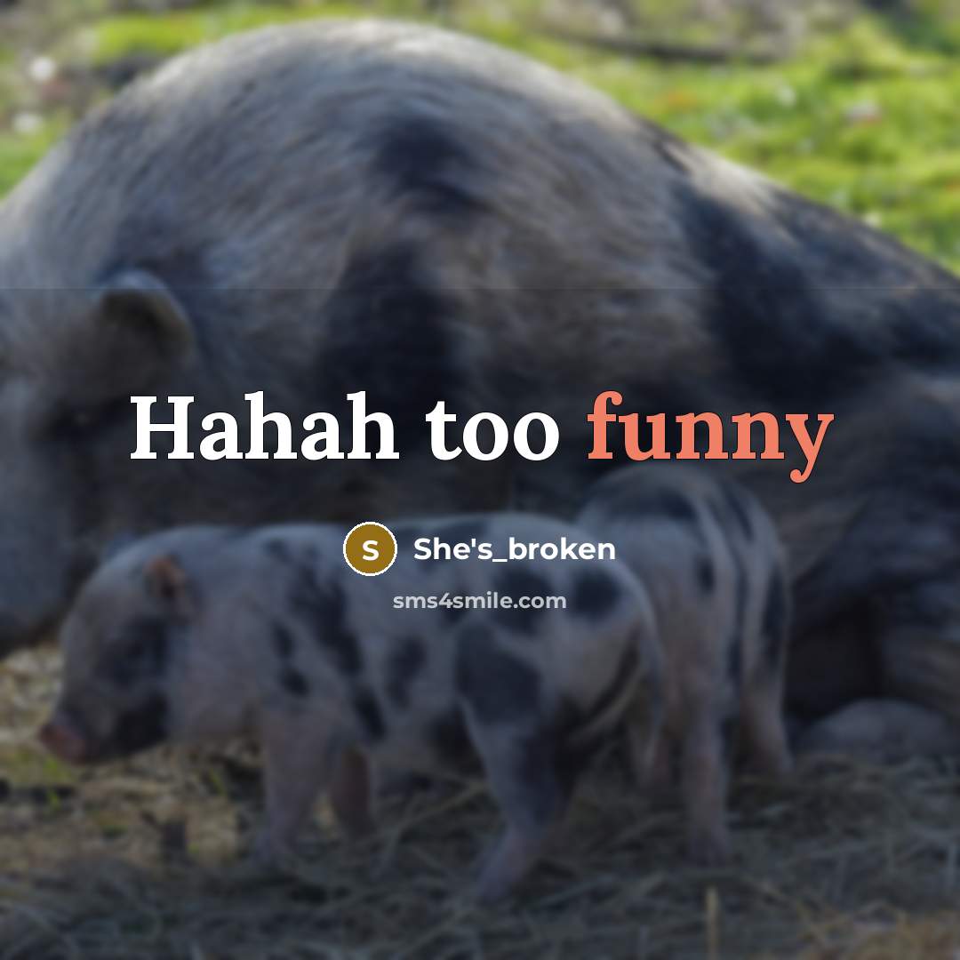 “Hahah too funny…” quote by She's_broken