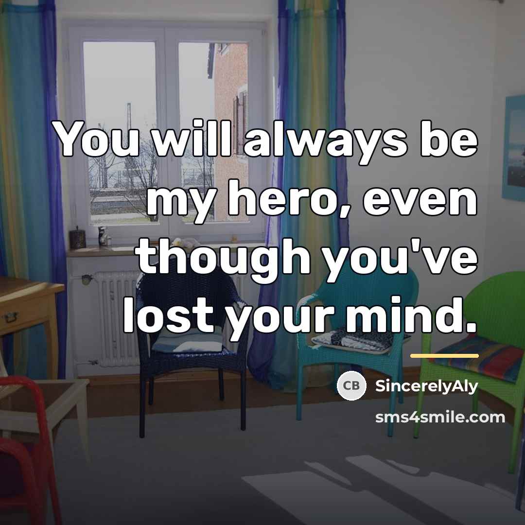 “You will always be my hero, even though you've lost…” quote by SincerelyAly