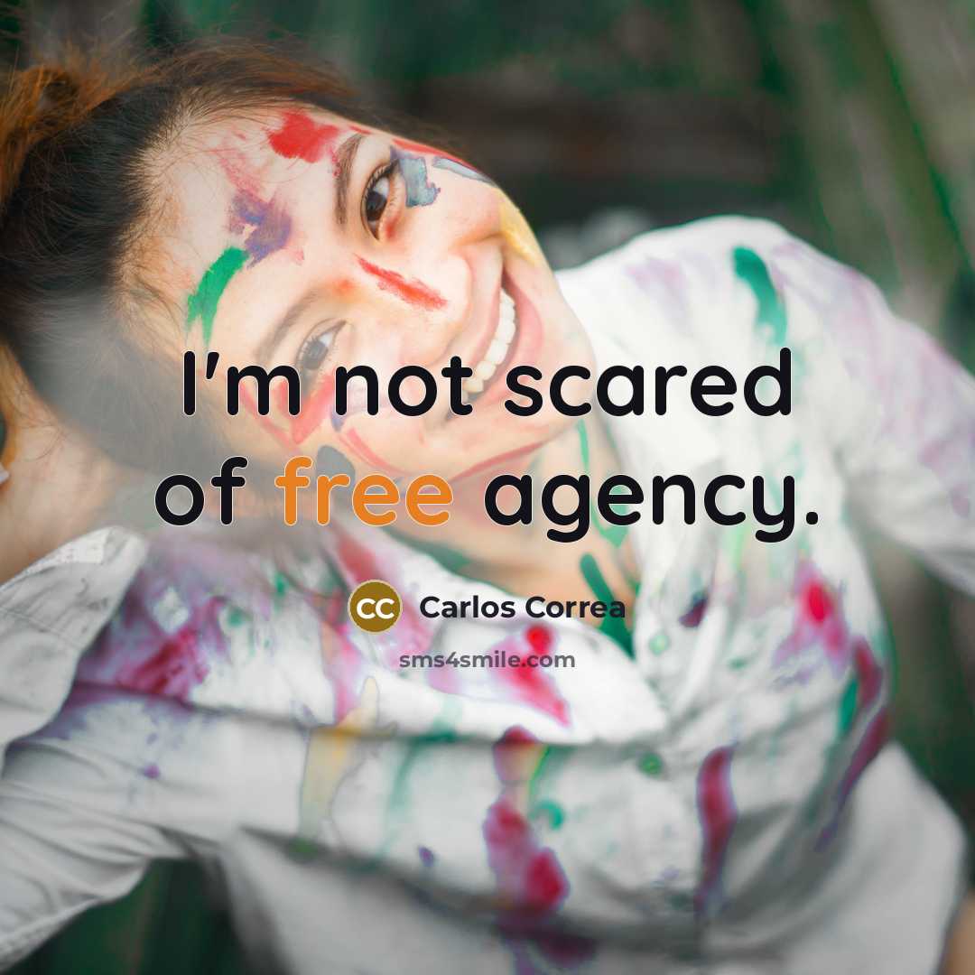 “I'm not scared of free agency.…” quote by Carlos Correa
