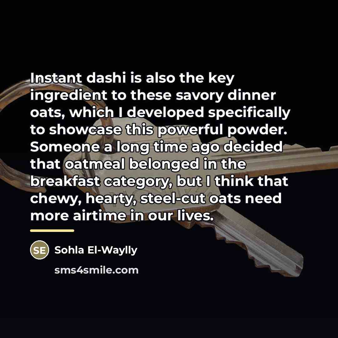 “Instant dashi is also the key ingredient to these savory…” quote by Sohla El-Waylly