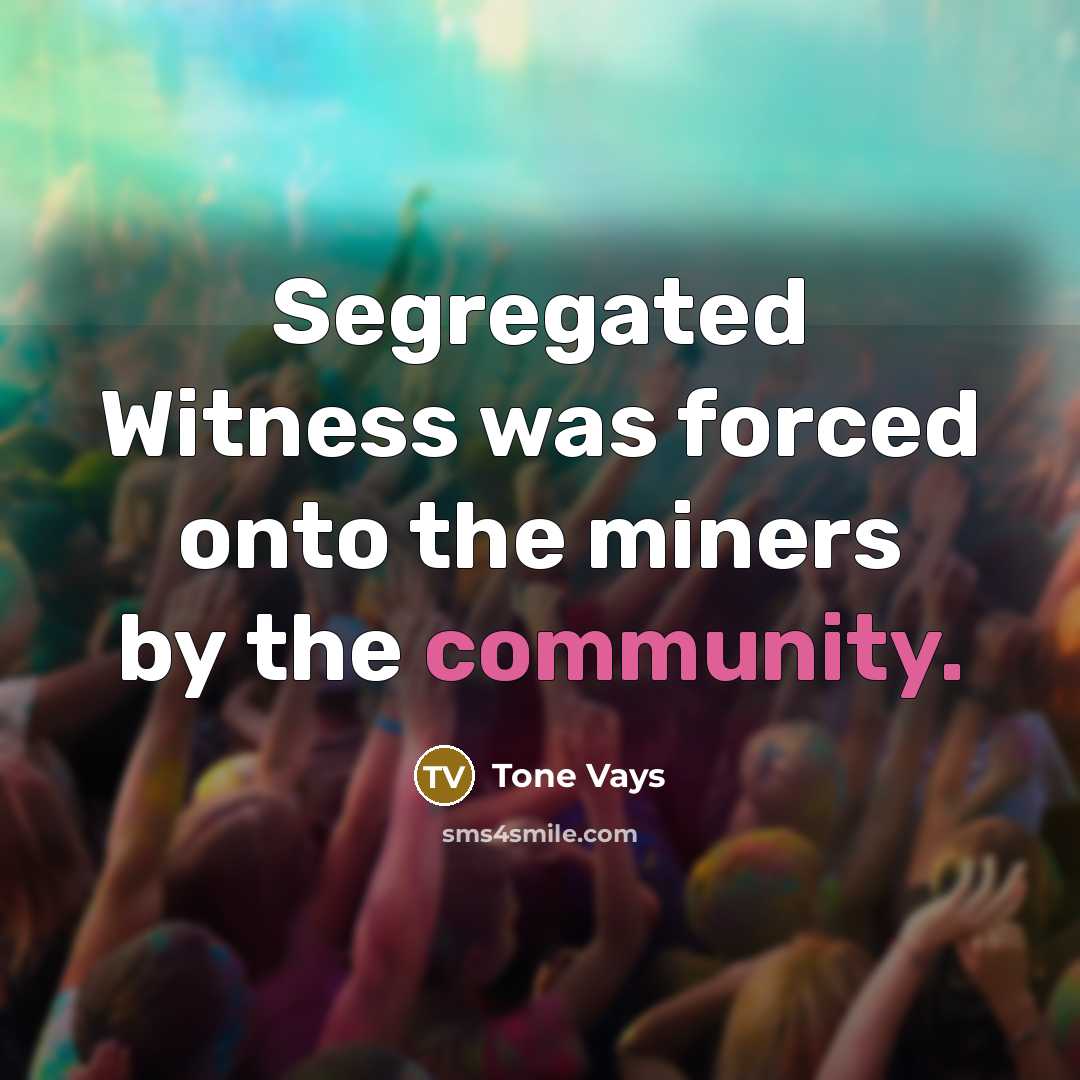 “Segregated Witness was forced onto the miners by the community.…” quote by Tone Vays