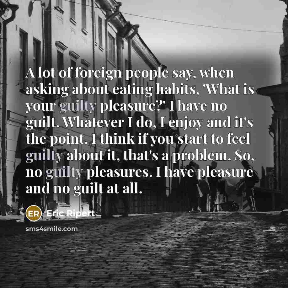 “A lot of foreign people say, when asking about eating…” quote by Eric Ripert
