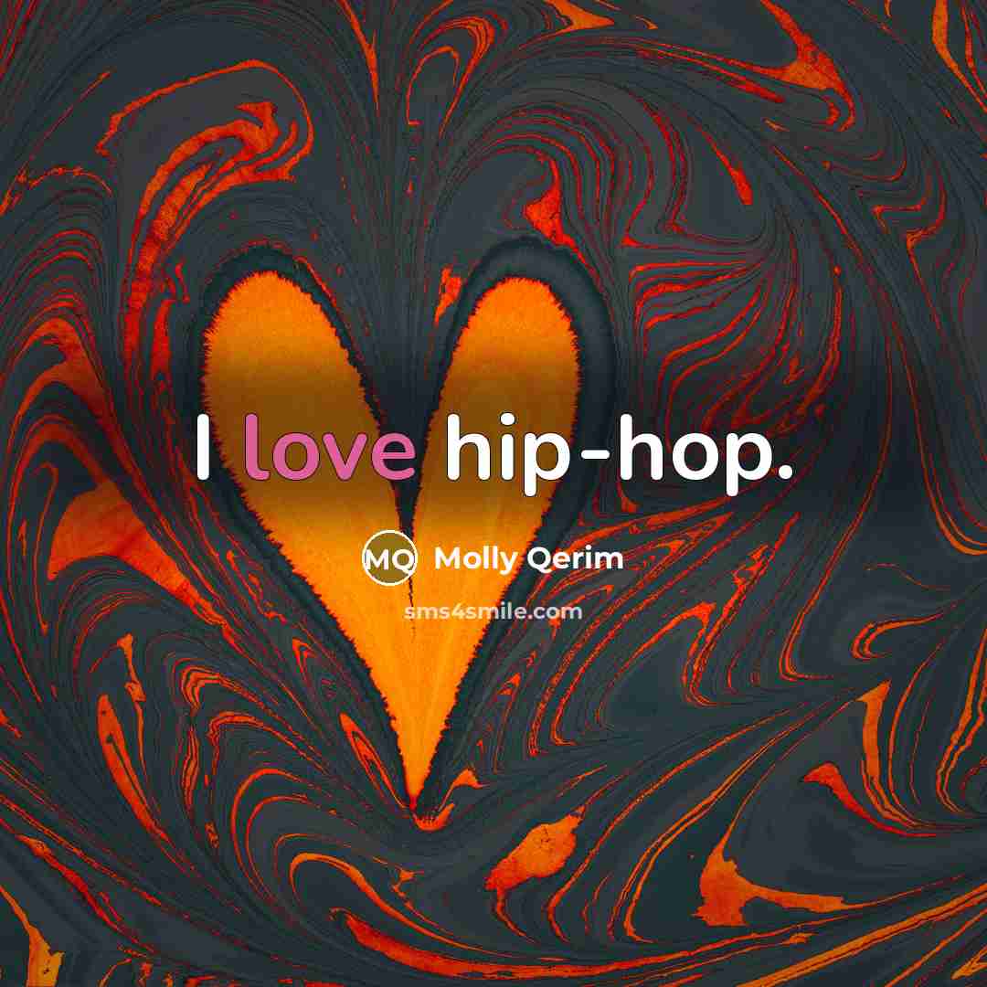 “I love hip-hop.…” quote by Molly Qerim