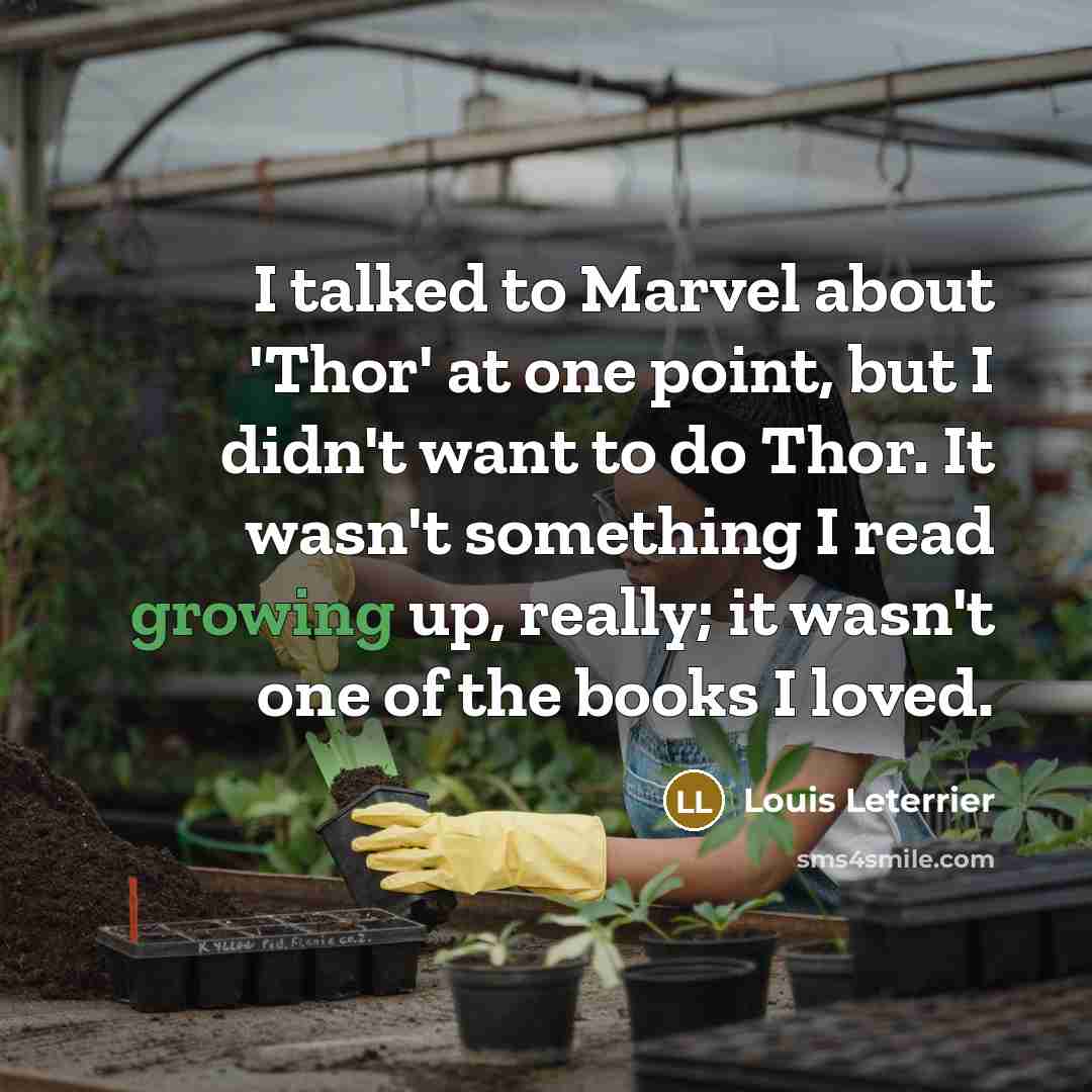 “I talked to Marvel about 'Thor' at one point, but…” quote by Louis Leterrier