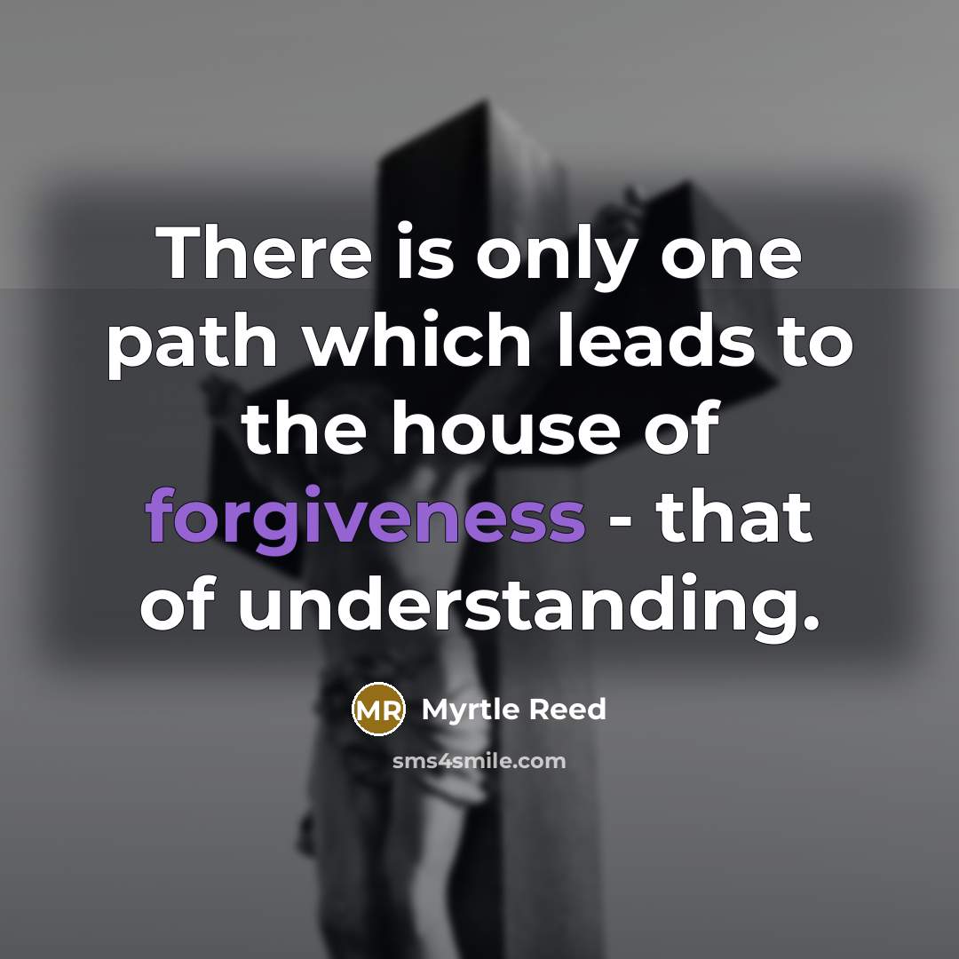 “There is only one path which leads to the house…” quote by Myrtle Reed