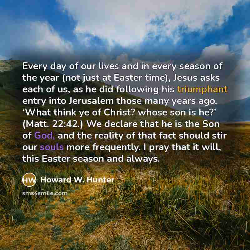 “Every day of our lives and in every season of…” quote by Howard W. Hunter