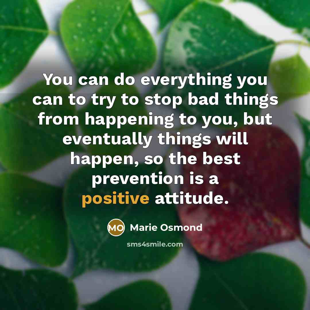 “You can do everything you can to try to stop…” quote by Marie Osmond