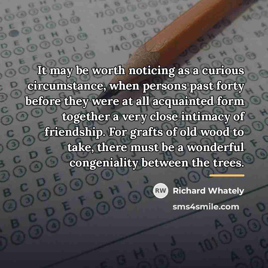 “It may be worth noticing as a curious circumstance, when…” quote by Richard Whately