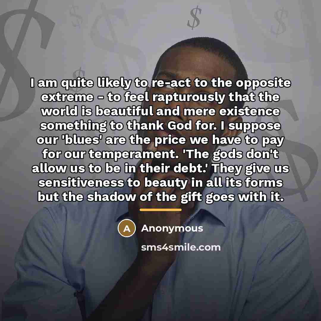 “I am quite likely to re-act to the opposite extreme…” quote by Anonymous
