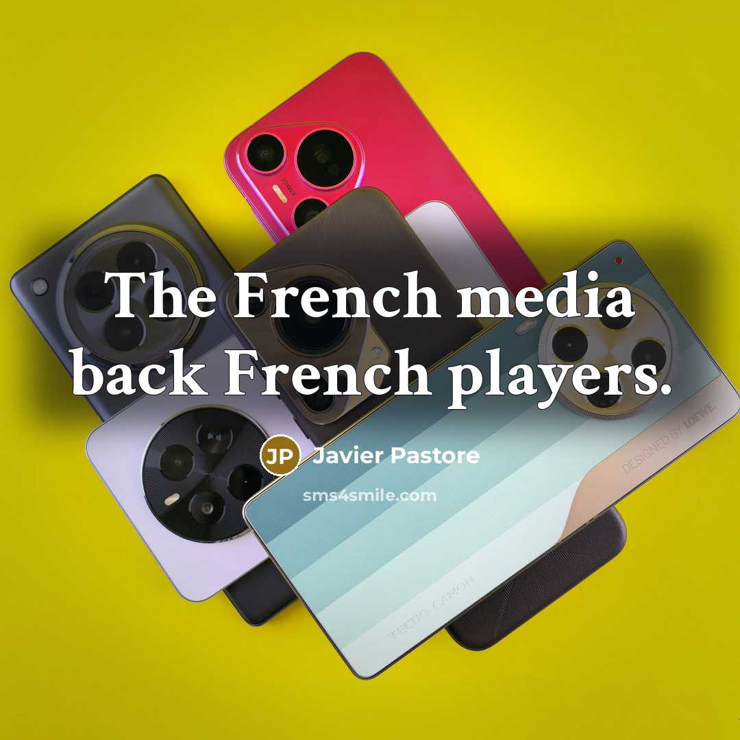 “The French media back French players.…” quote by Javier Pastore