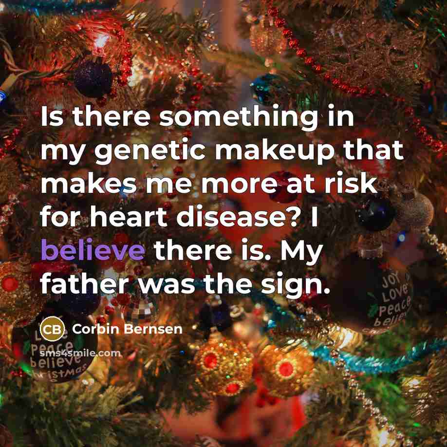 “Is there something in my genetic makeup that makes me…” quote by Corbin Bernsen