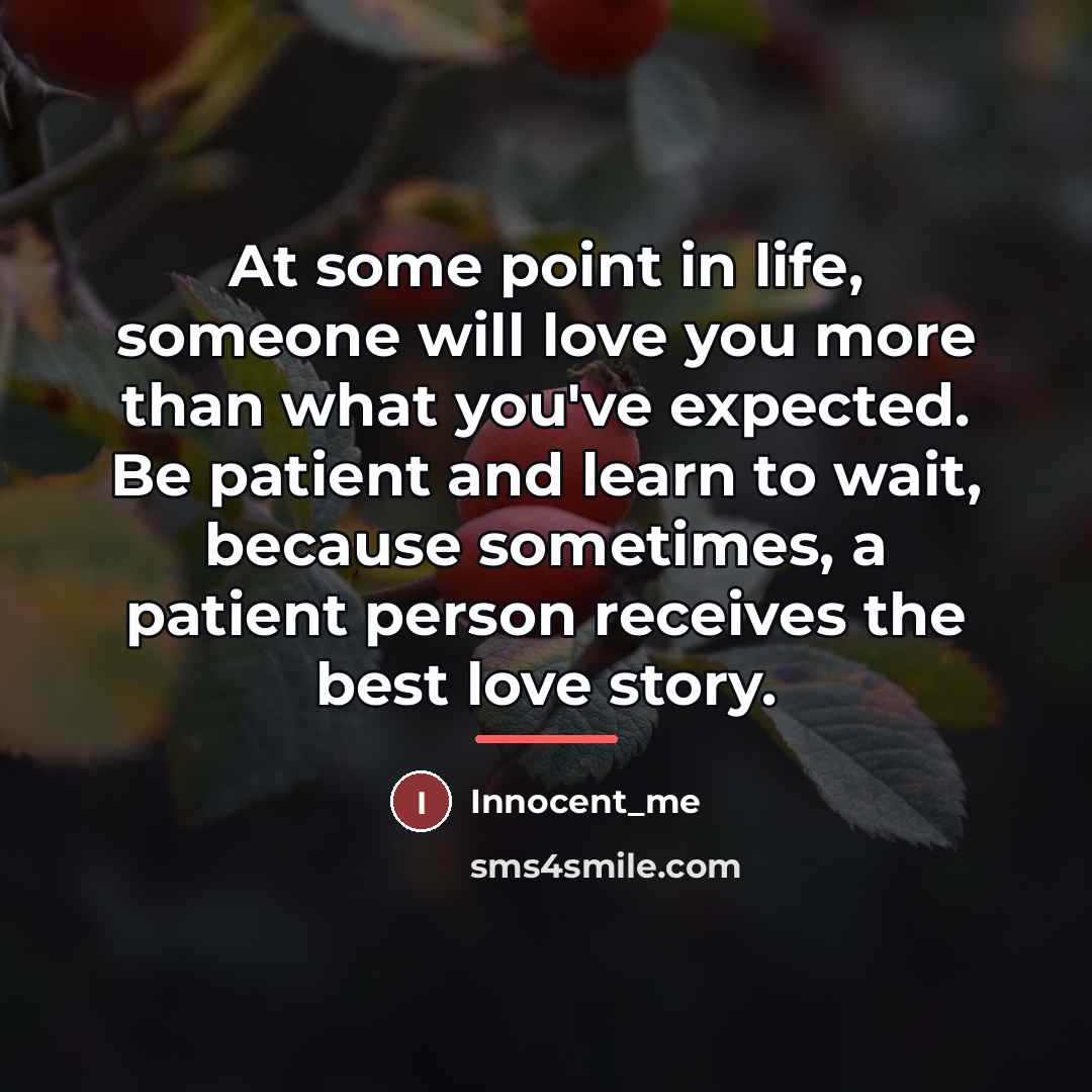 “At some point in life, someone will love you more…” quote by Innocent_me