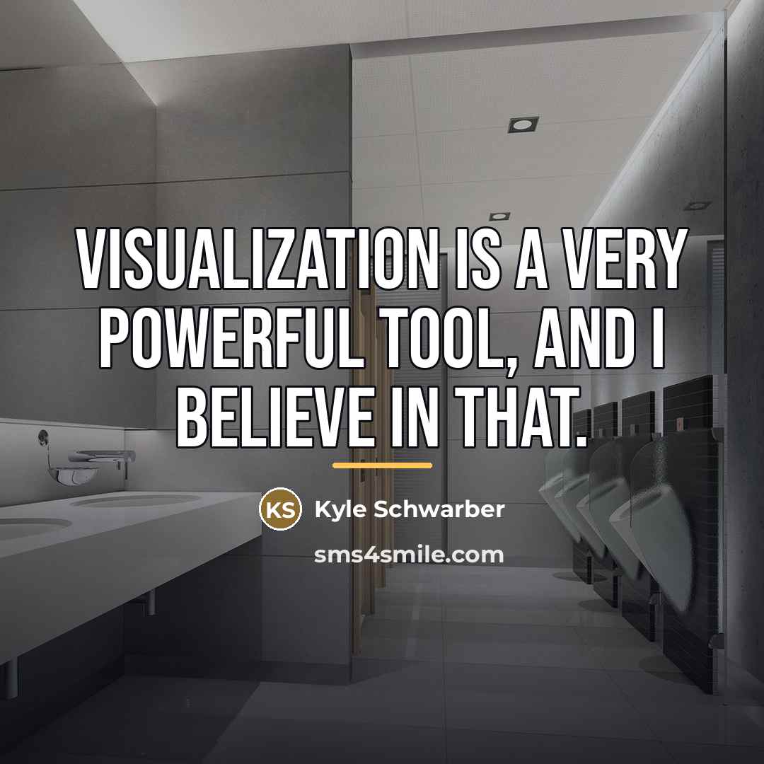 “Visualization is a very powerful tool, and I believe in…” quote by Kyle Schwarber