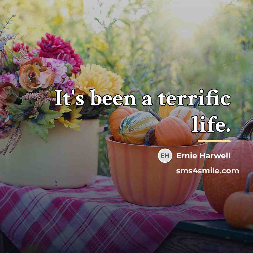 “It's been a terrific life.…” quote by Ernie Harwell
