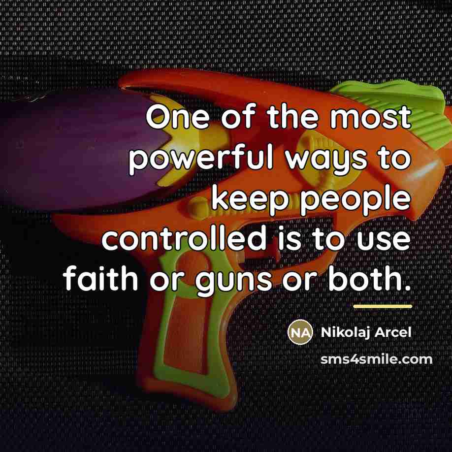 “One of the most powerful ways to keep people controlled…” quote by Nikolaj Arcel