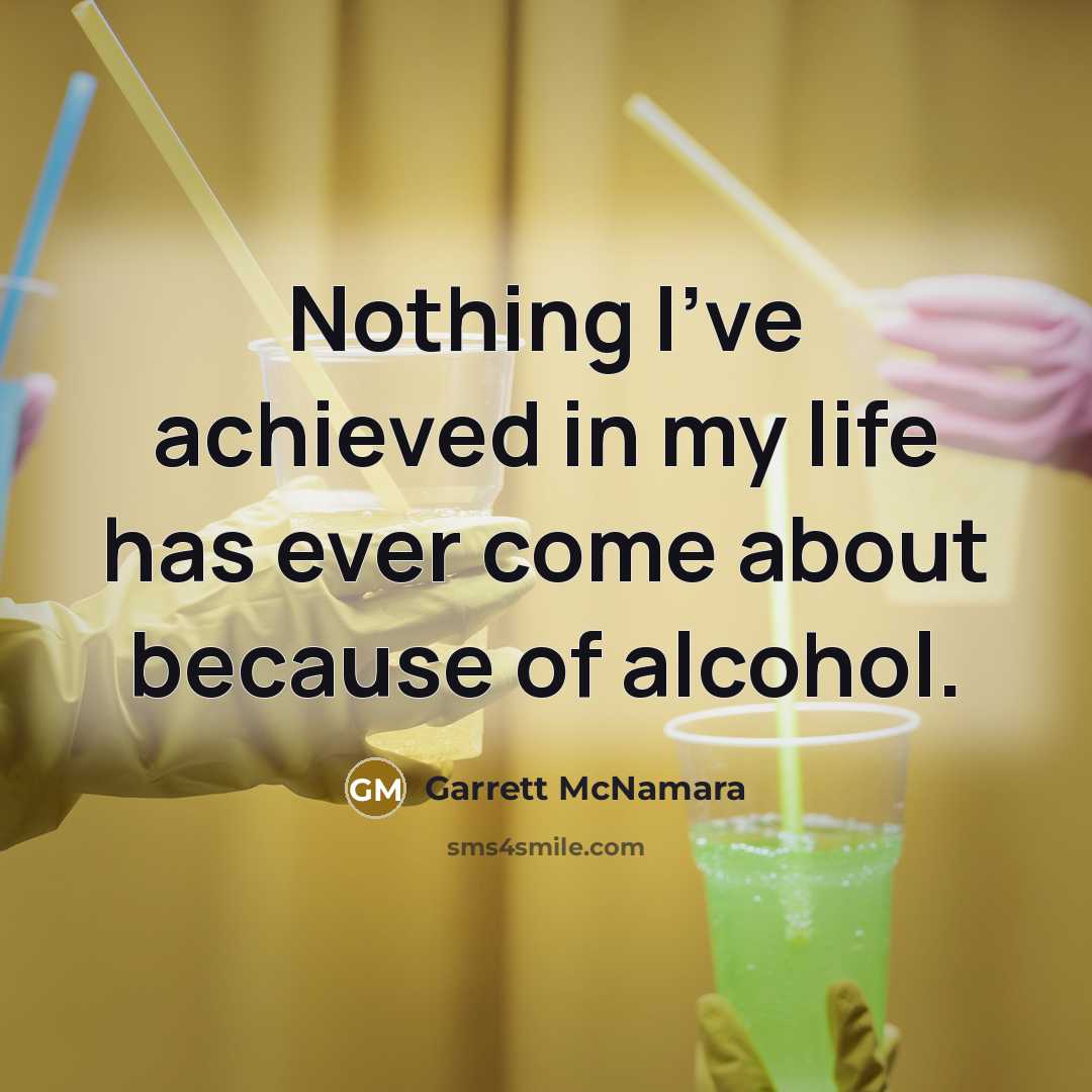 “Nothing I've achieved in my life has ever come about…” quote by Garrett McNamara