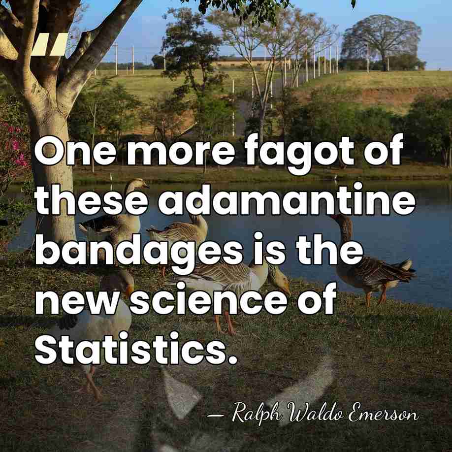 One more fagot of these adamantine bandages is the new science of&hellip; - Ralph Waldo Emerson