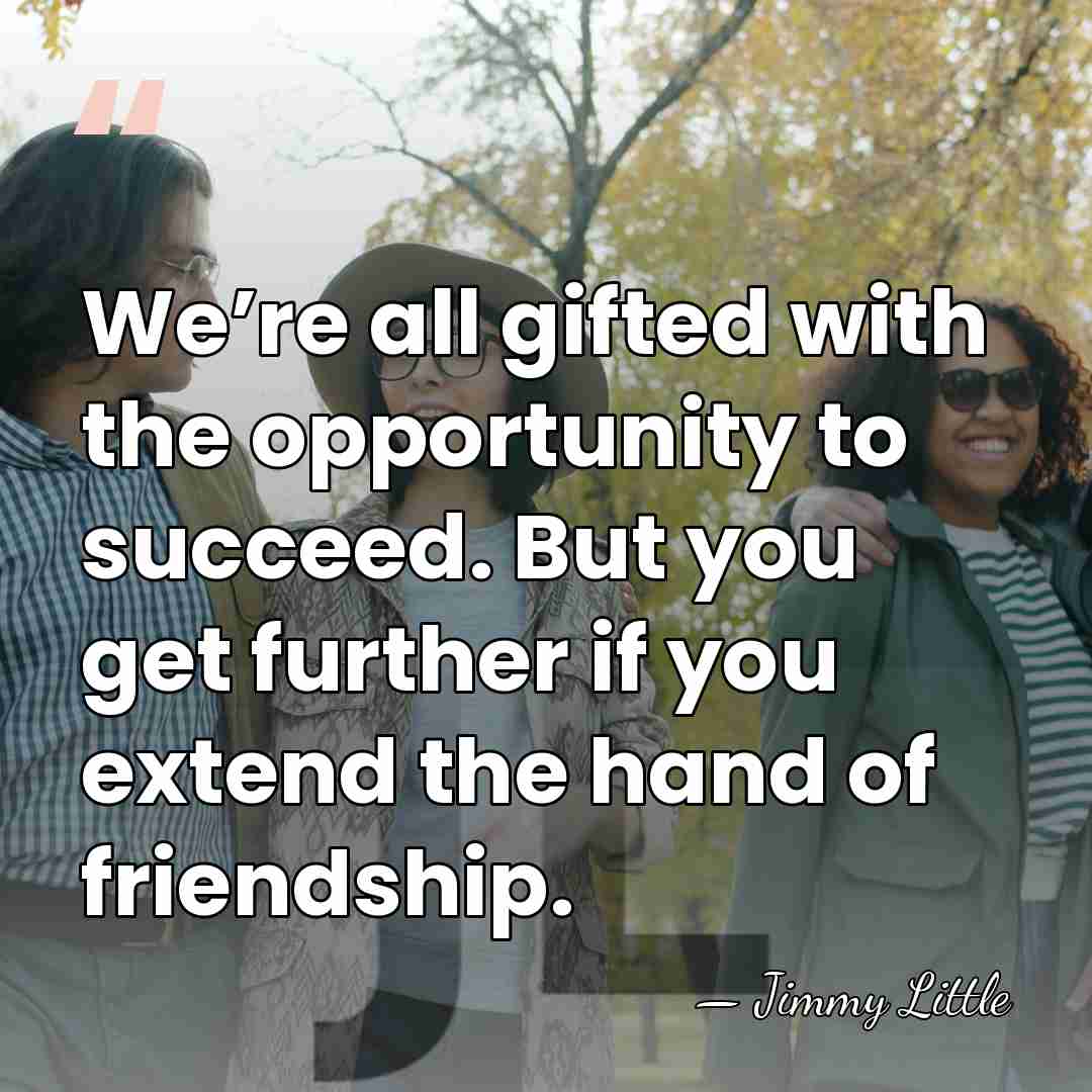 We’re all gifted with the opportunity to succeed. But you get further&hellip; - Jimmy Little