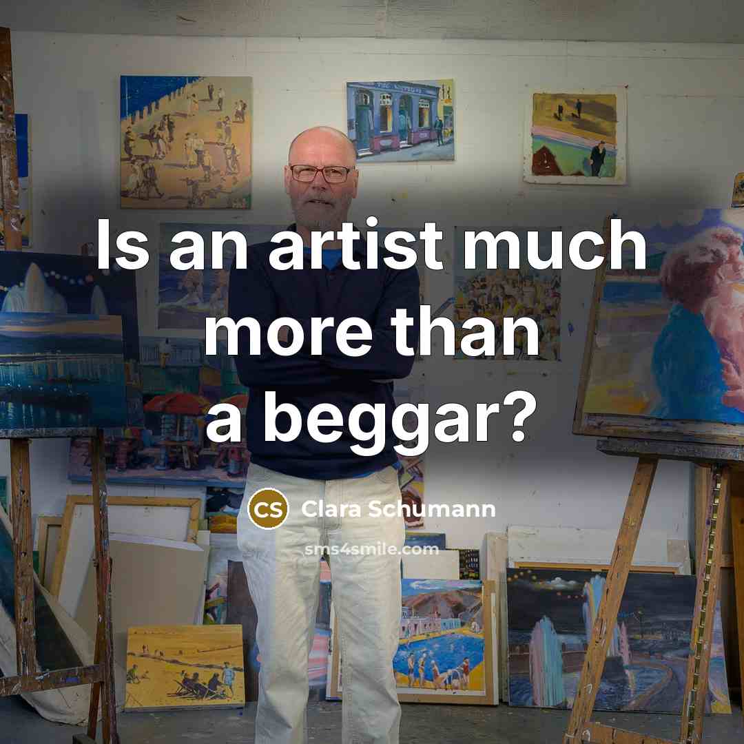 “Is an artist much more than a beggar?…” quote by Clara Schumann