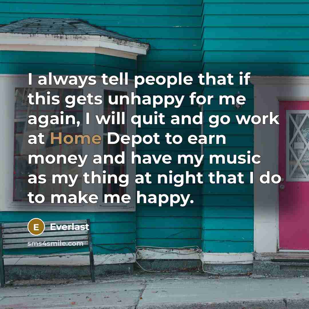 “I always tell people that if this gets unhappy for…” quote by Everlast
