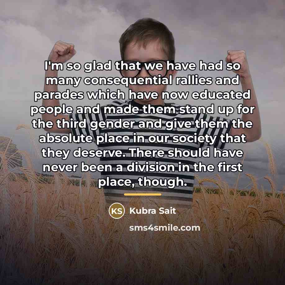 “I'm so glad that we have had so many consequential…” quote by Kubra Sait