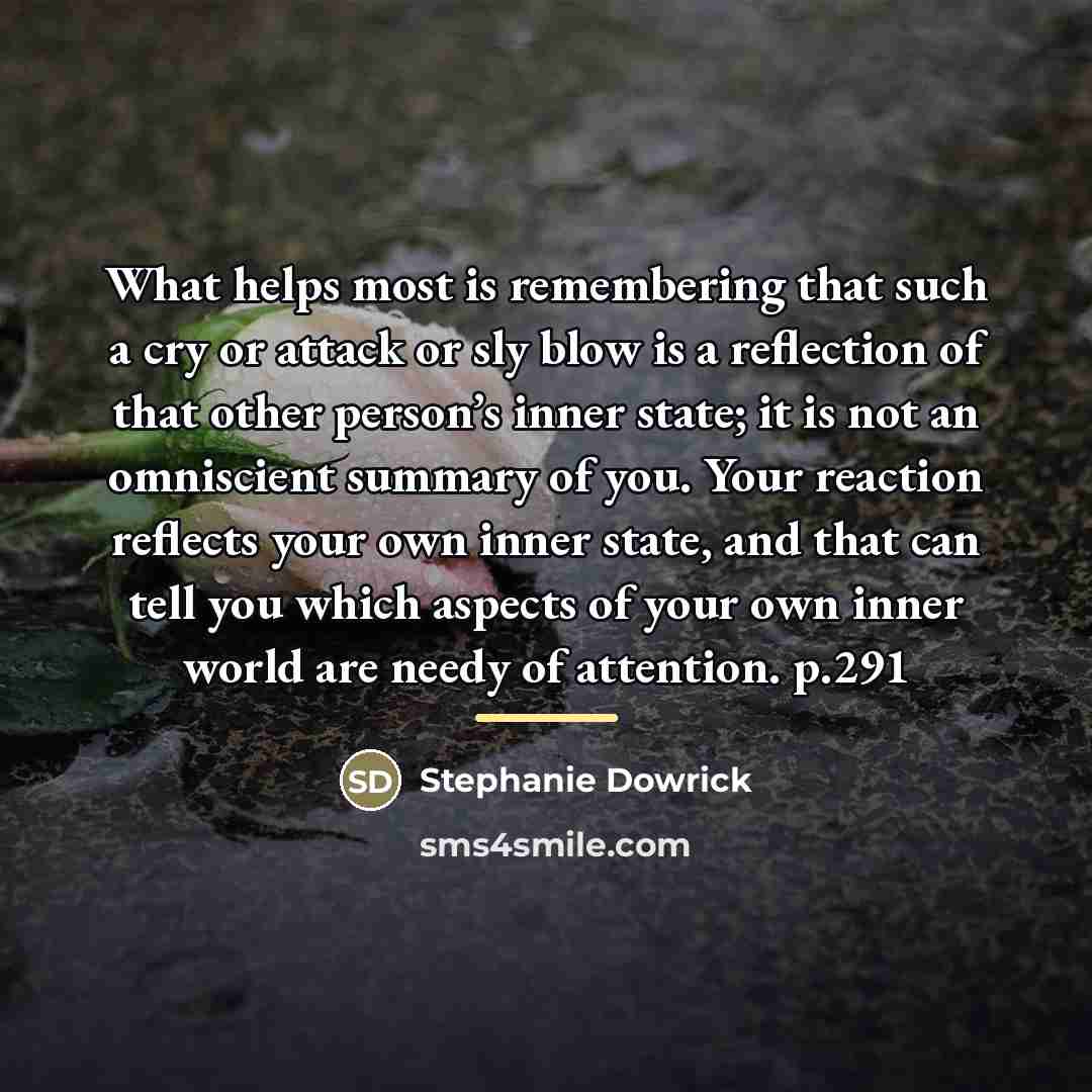 “What helps most is remembering that such a cry or…” quote by Stephanie Dowrick