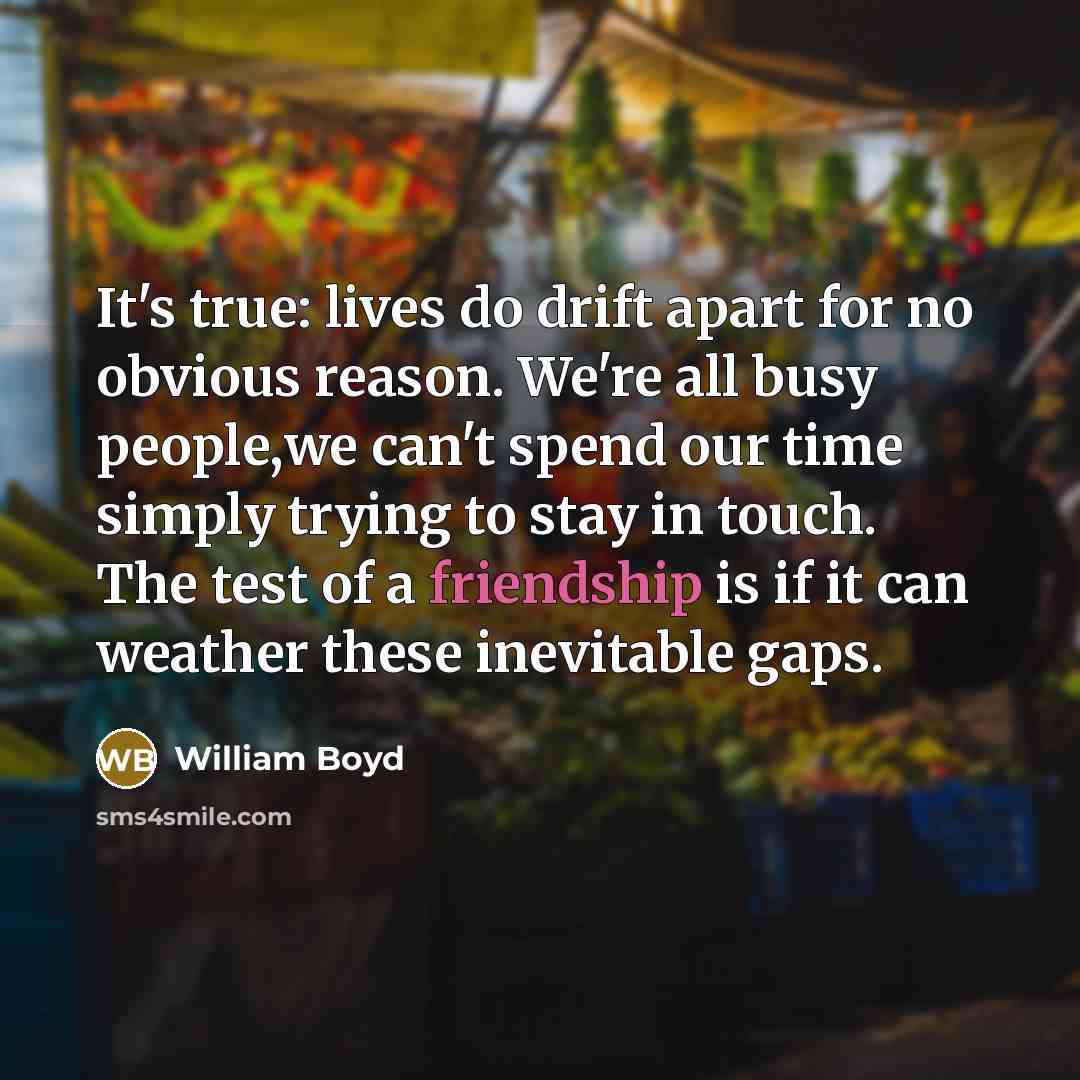 “It's true: lives do drift apart for no obvious reason.…” quote by William Boyd