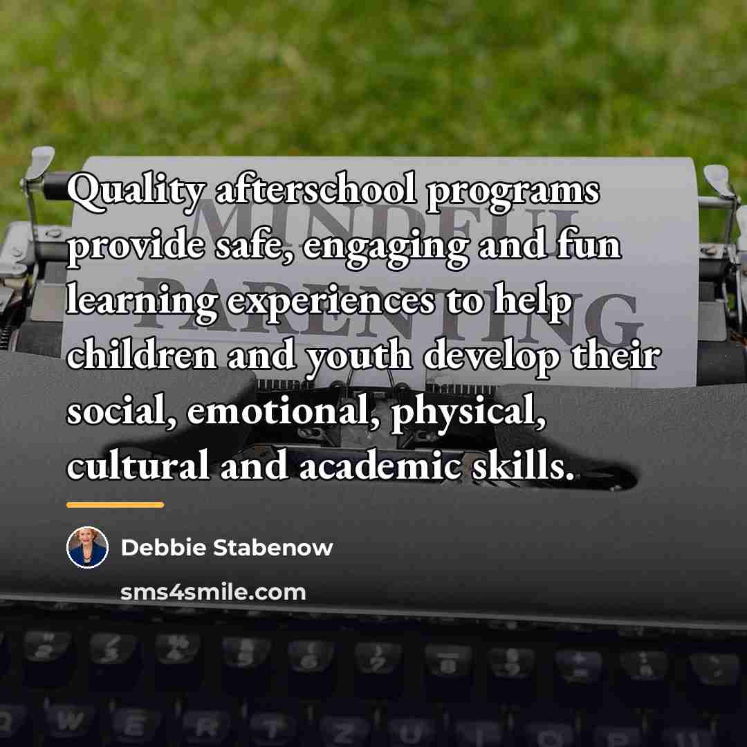 “Quality afterschool programs provide safe, engaging and fun learning experiences…” quote by Debbie Stabenow