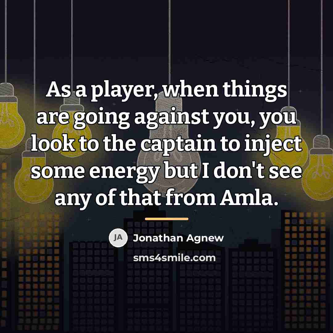 “As a player, when things are going against you, you…” quote by Jonathan Agnew