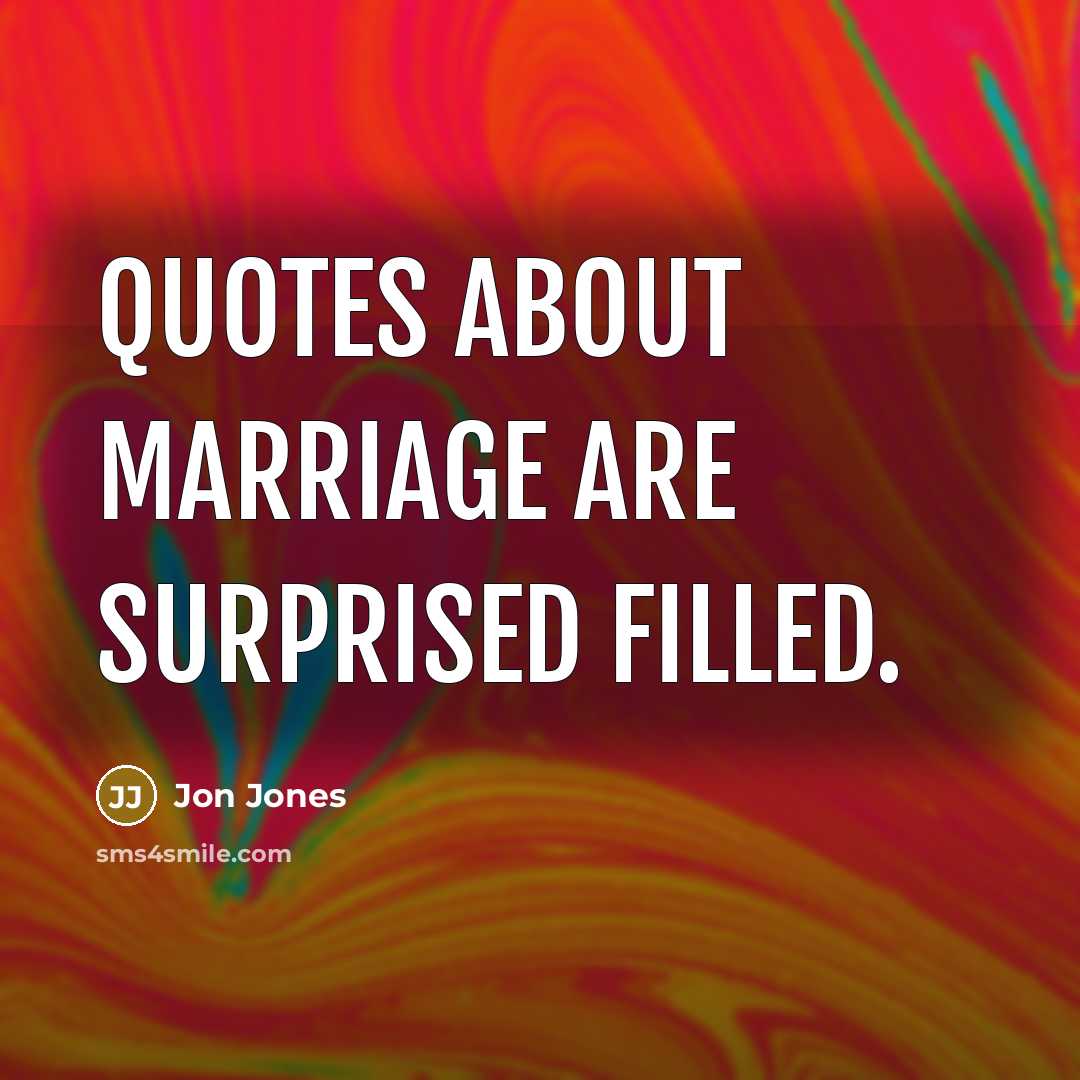 “Quotes about marriage are surprised filled.…” quote by Jon Jones