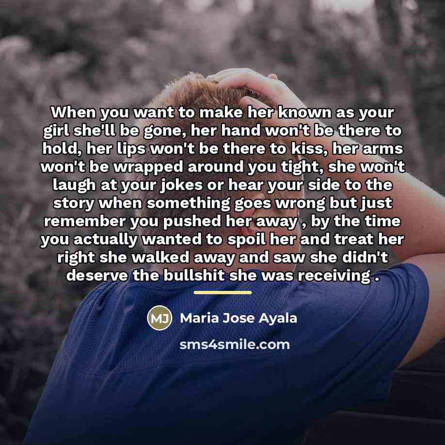 “When you want to make her known as your girl…” quote by Maria Jose Ayala