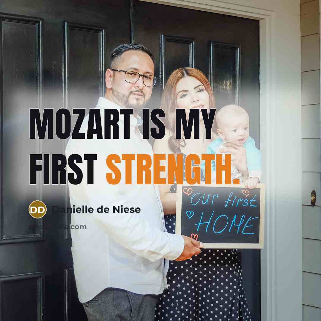 “Mozart is my first strength.…” quote by Danielle de Niese
