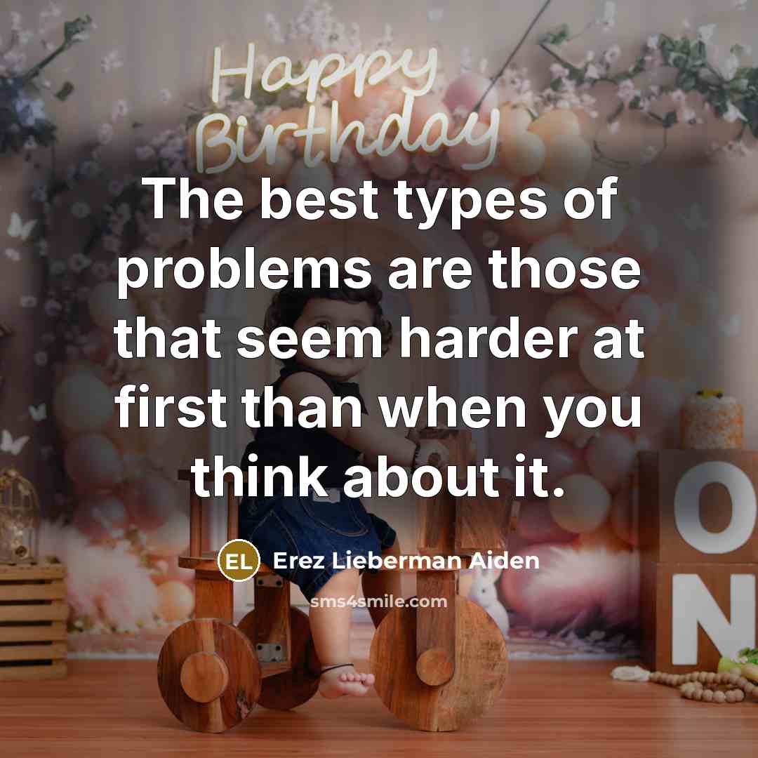 “The best types of problems are those that seem harder…” quote by Erez Lieberman Aiden