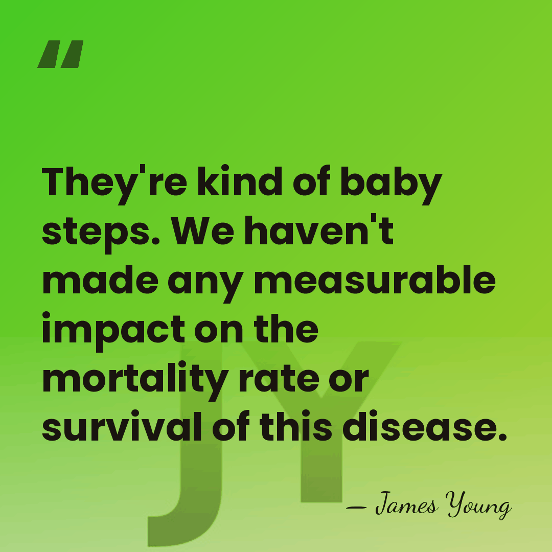 They're kind of baby steps. We haven't made any measurable impact on&hellip; - James Young