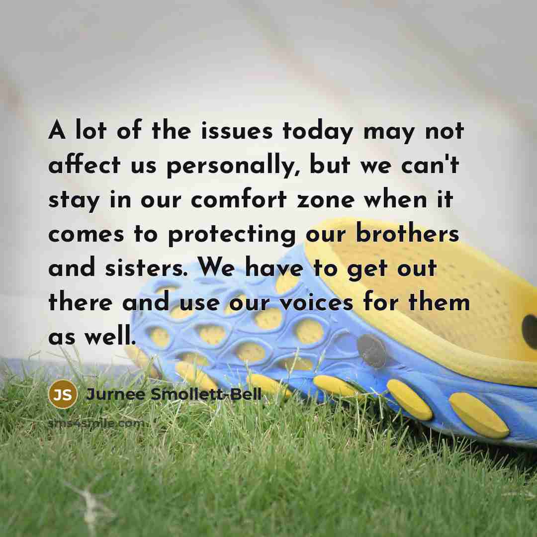 “A lot of the issues today may not affect us…” quote by Jurnee Smollett-Bell