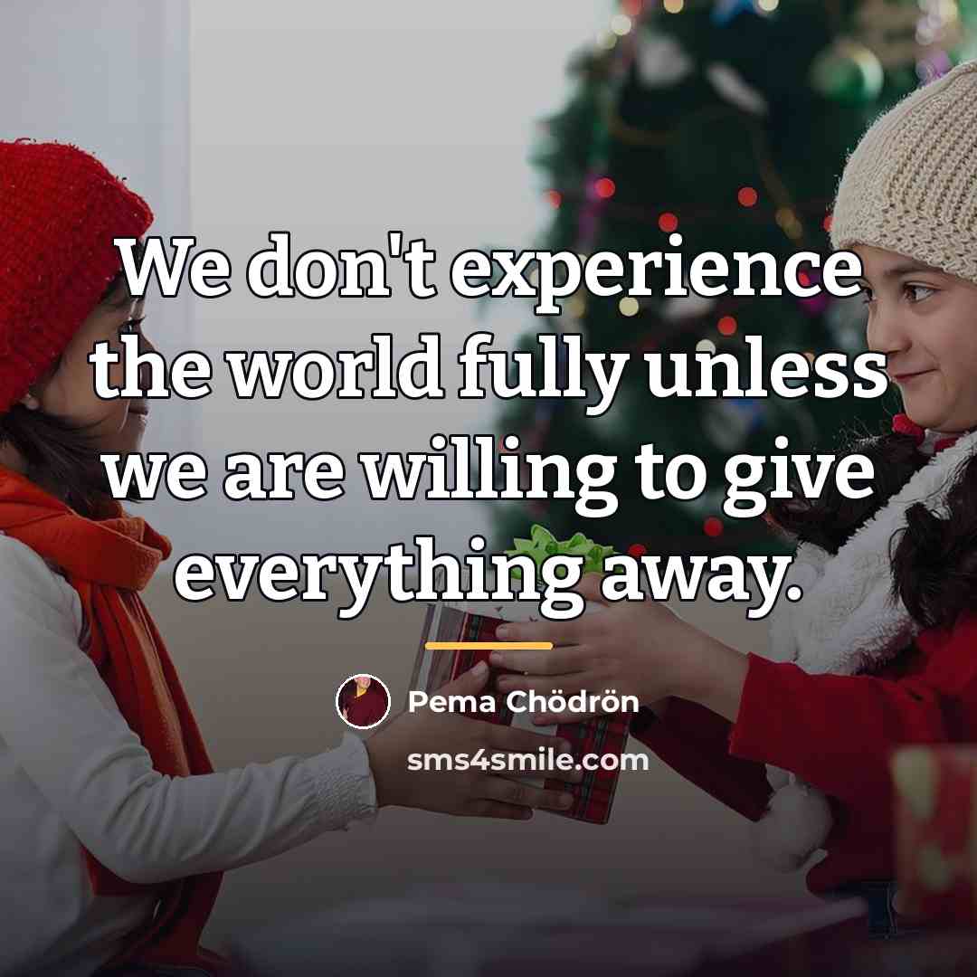 “We don't experience the world fully unless we are willing…” quote by Pema Chodron