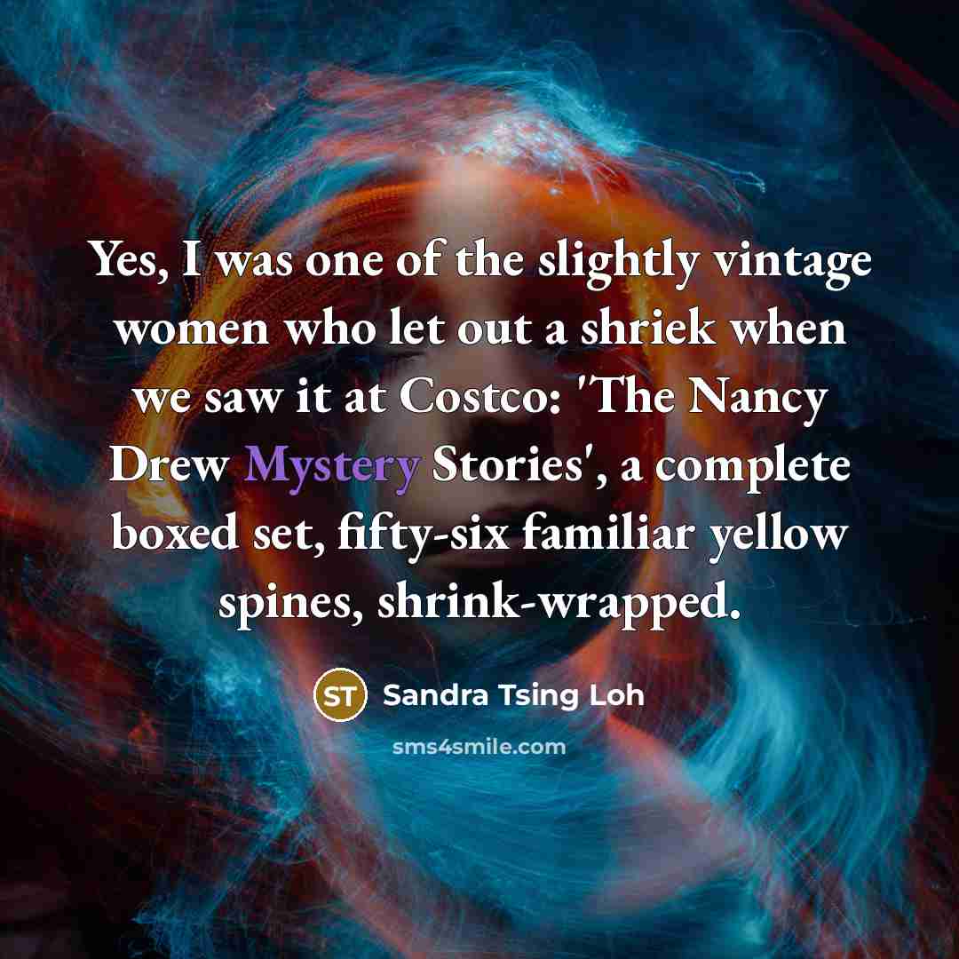 “Yes, I was one of the slightly vintage women who…” quote by Sandra Tsing Loh