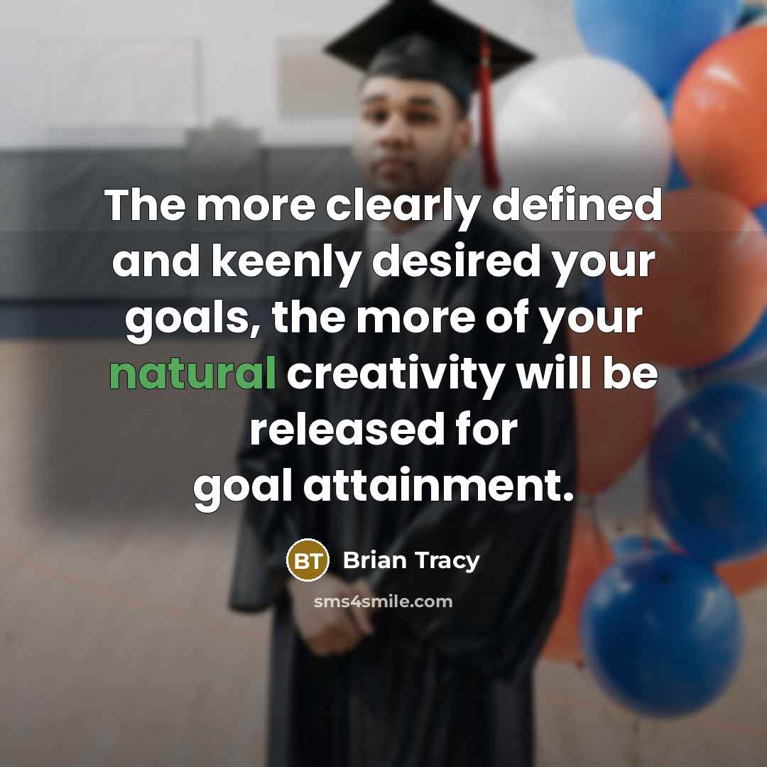 “The more clearly defined and keenly desired your goals, the…” quote by Brian Tracy