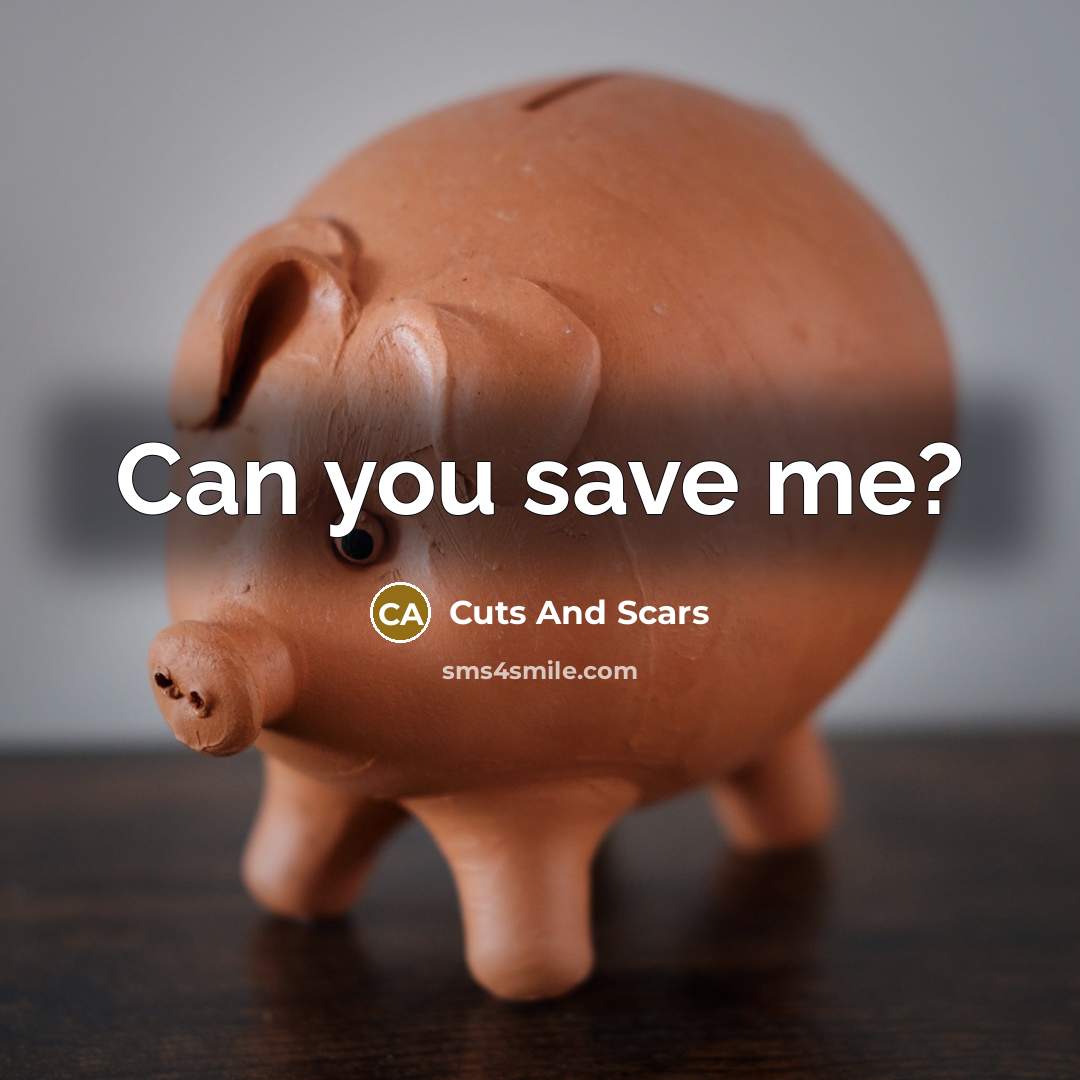 “Can you save me?” quote by Cuts And Scars