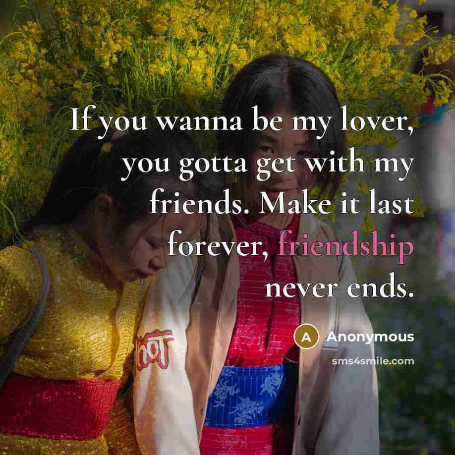 “If you wanna be my lover, you gotta get with…” quote by Anonymous