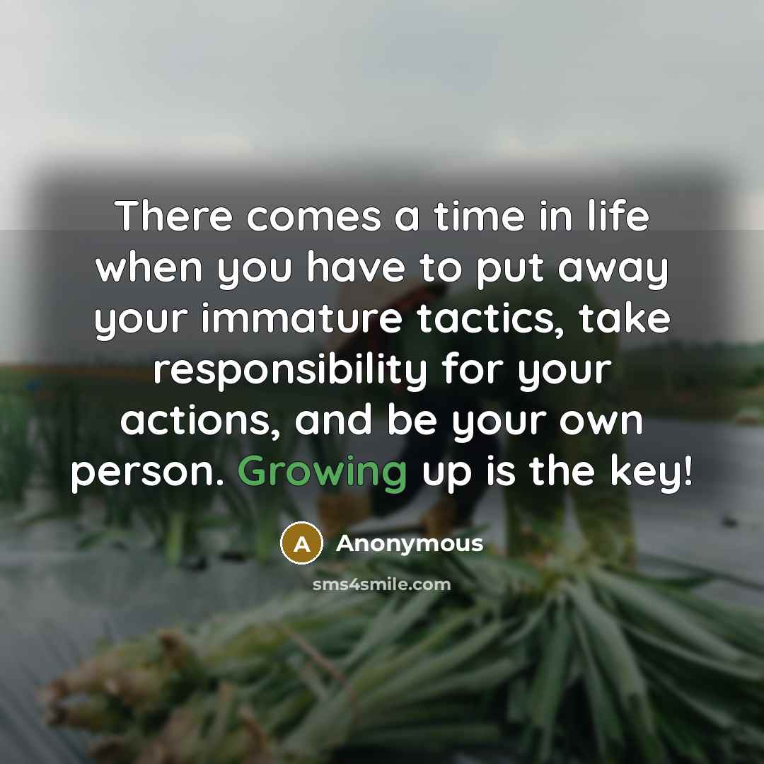 “There comes a time in life when you have to…” quote by Anonymous