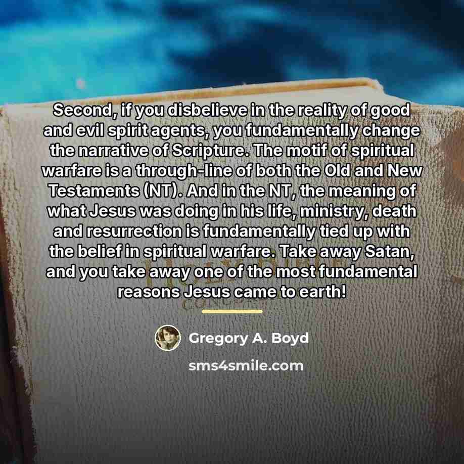 “Second, if you disbelieve in the reality of good and…” quote by Gregory A. Boyd