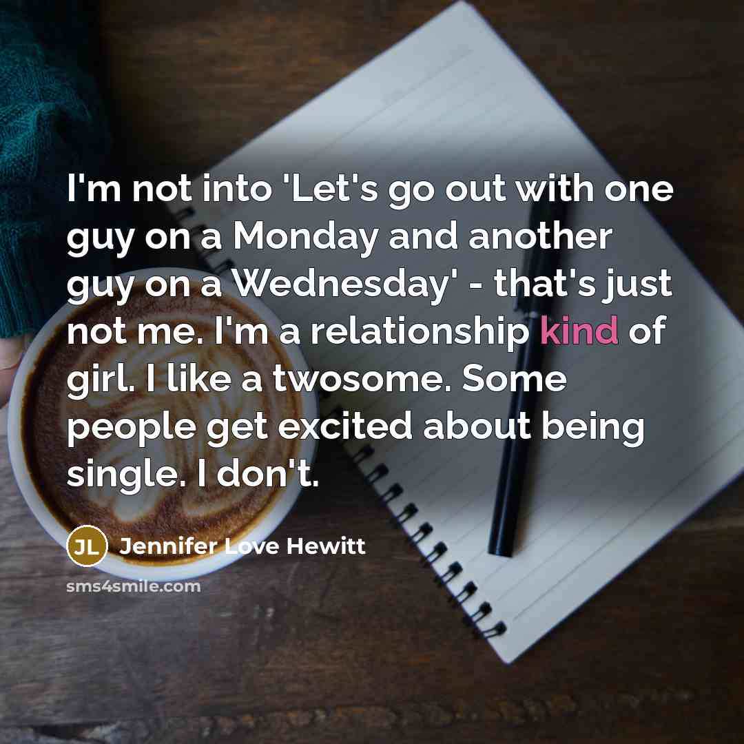 “I'm not into 'Let's go out with one guy on…” quote by Jennifer Love Hewitt