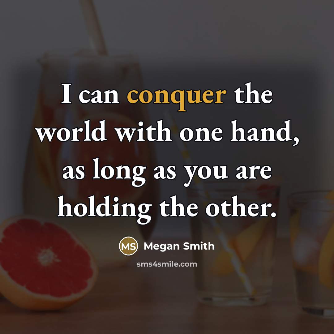 “I can conquer the world with one hand, as long…” quote by Megan Smith