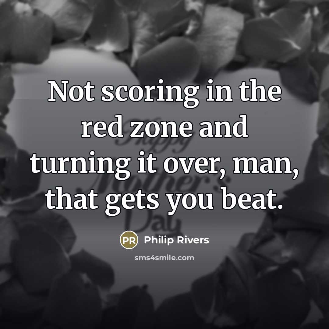 “Not scoring in the red zone and turning it over,…” quote by Philip Rivers