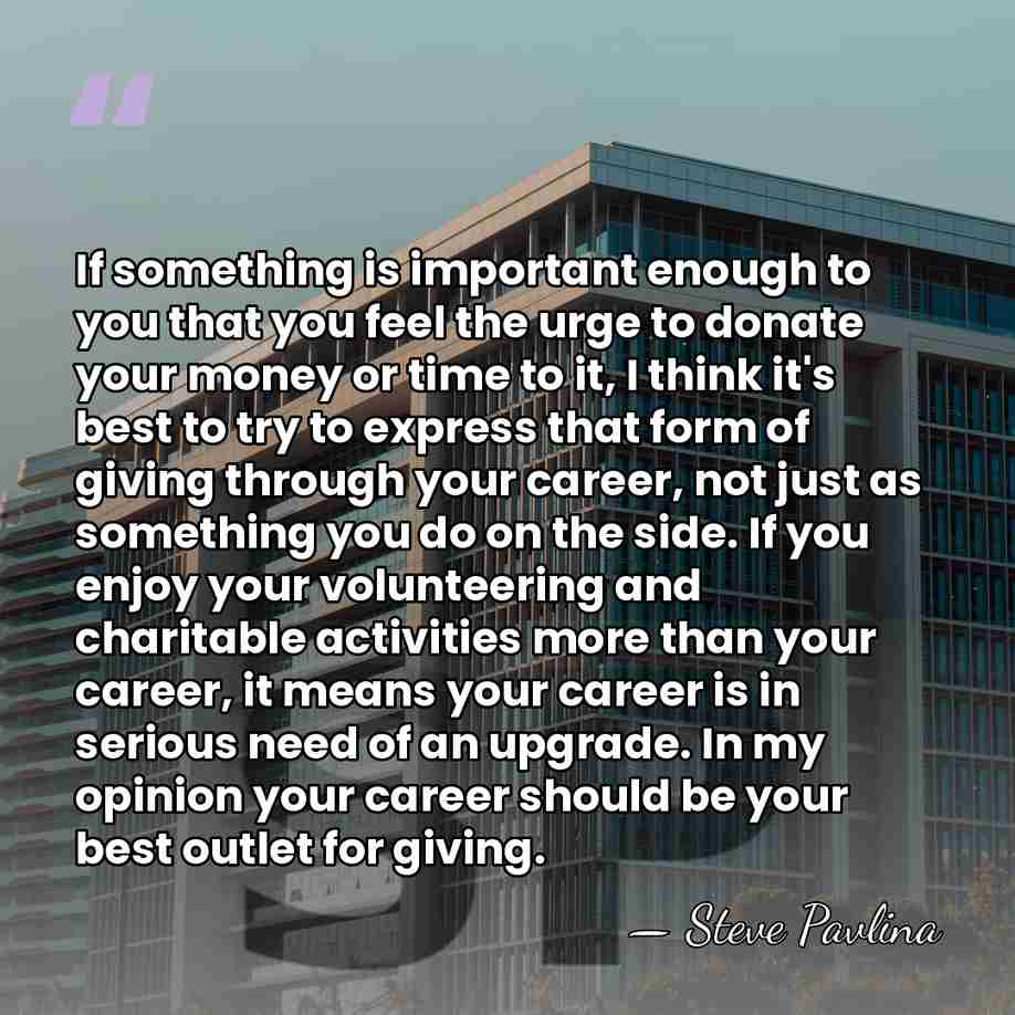 If something is important enough to you that you feel the urge&hellip; - Steve Pavlina